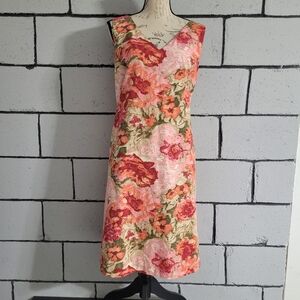 3/$50 SALE! TALBOTS Floral Sleeveless Dress Sz 16